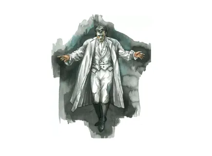 Skizze von einem Kostüm